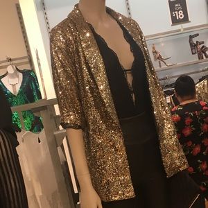 Forever21 sequin blazer